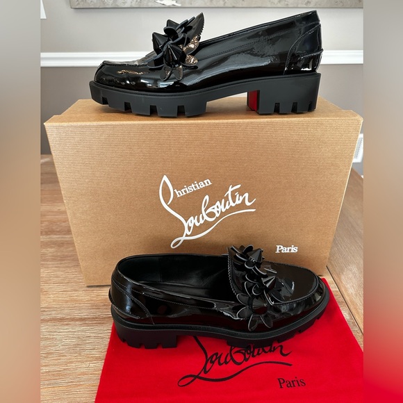 Christian Louboutin Daisy Spikes loafers in size 40.5 - Picture 5 of 12